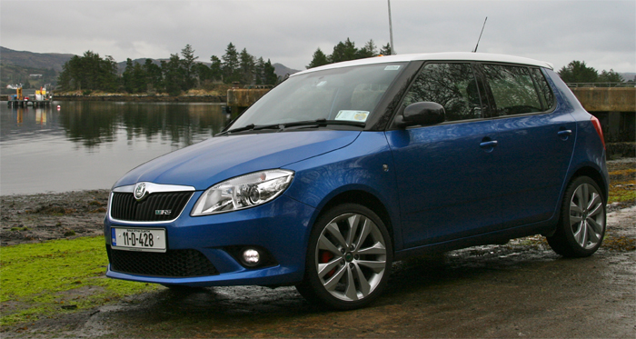 Skoda Fabia 14 TSI RS Inside the cabin the car felt spacious