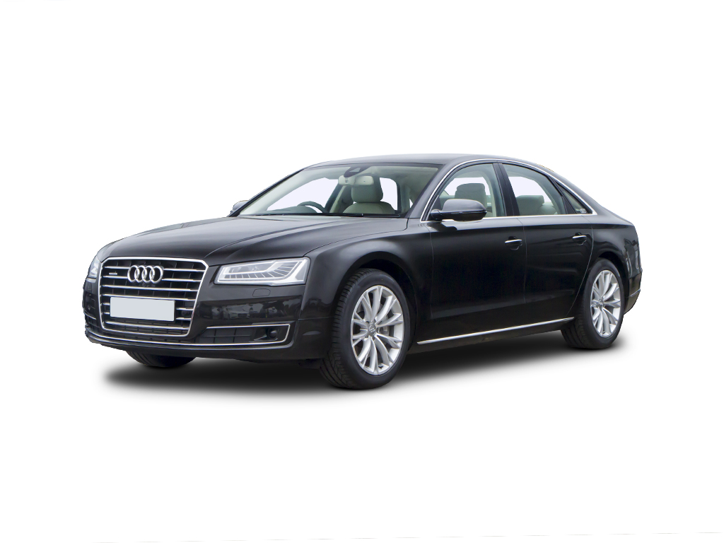 Audi A8 2 Black side view