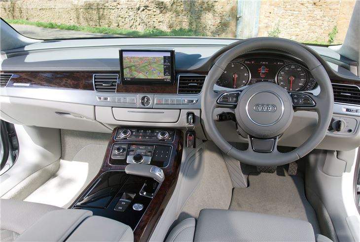 Audi A8 3 Cream interior right hand drive