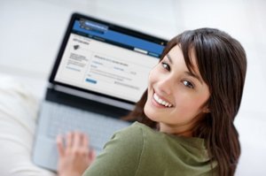 Woman using VRT Calculator