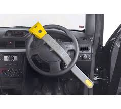 Write offs 5 INternal view of Steering wheel lock on wheel