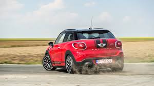 Mini Countryman 6 Paceman Red rear side view