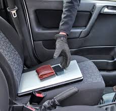 Car theft 3 Car breakin with items stolen from passenger seat