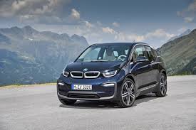 BMW i3 5 2018 version blue front view